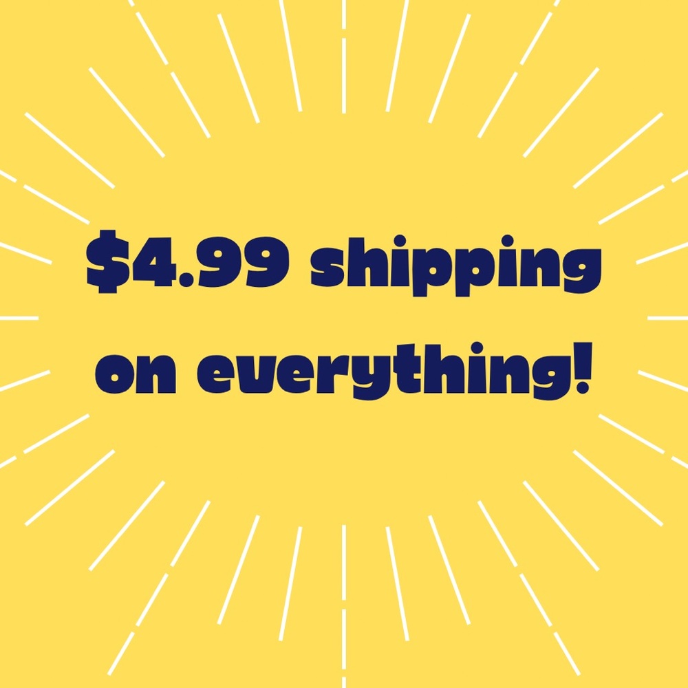 Discounted shipping on every item in closet! Send offers!